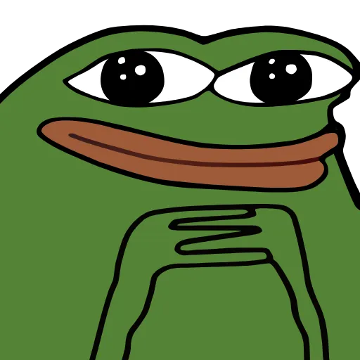 Стикер 21 Hmm Emoji