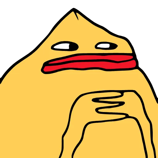 Стикер 39 Hmm Emoji