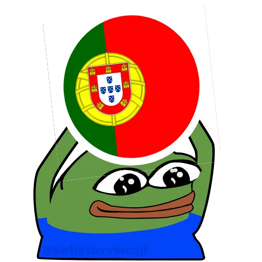 Стикер 13 Pepe На Евро