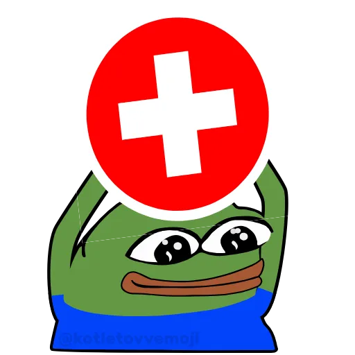 Стикер 24 Pepe На Евро