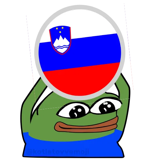 Стикер 29 Pepe На Евро