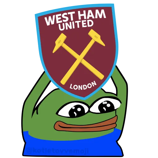 Стикер 40 Pepe На Евро