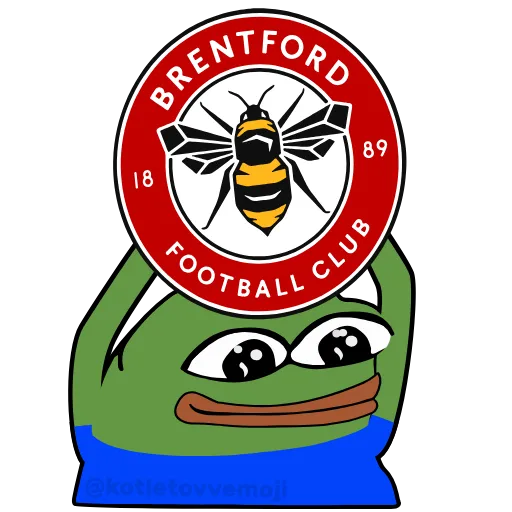 Стикер 39 Pepe На Евро