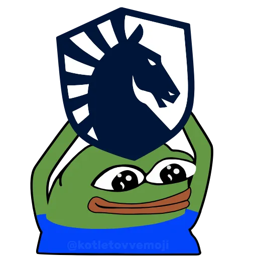 Стикер 61 Pepe На Евро