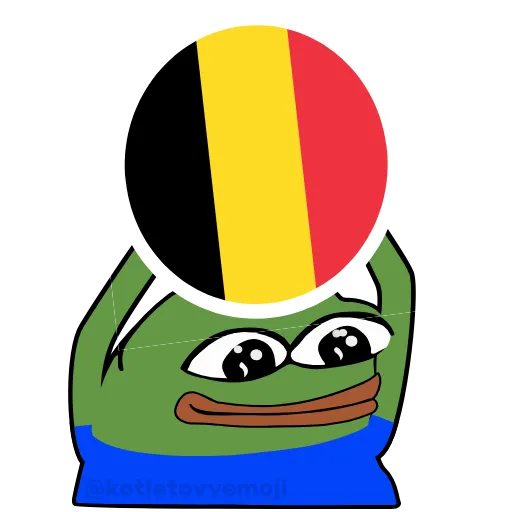 Стикер 12 Pepe На Евро