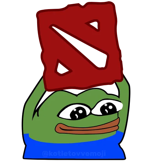 Стикер 55 Pepe На Евро