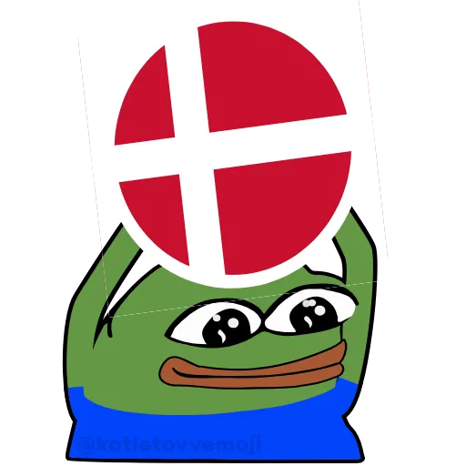 Стикер 22 Pepe На Евро