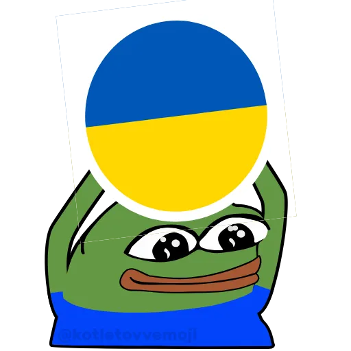 Стикер 32 Pepe На Евро