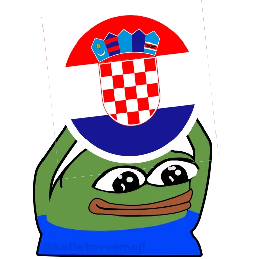 Стикер 30 Pepe На Евро