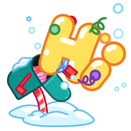 Стикер 5 Holiday Kit