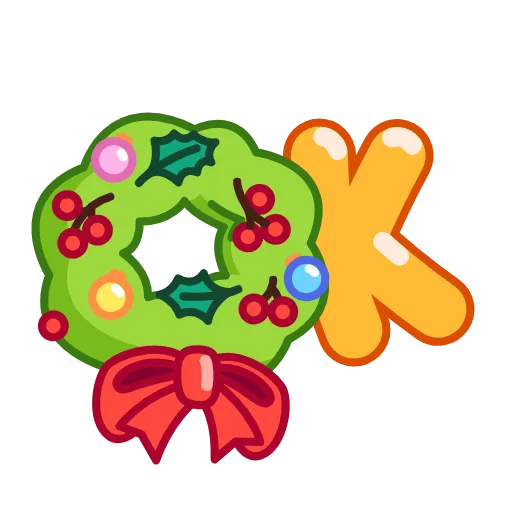 Стикер 3 Holiday Kit