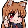 Стикер 4 👍 Holo - Spice and Wolf