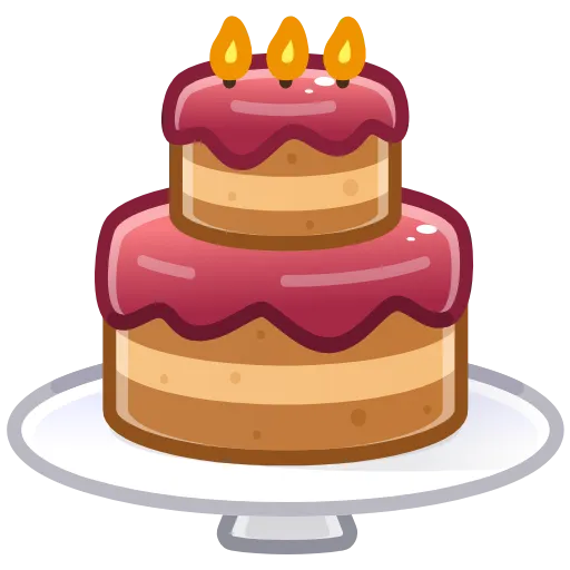 Стикер 18 Homemade Cake