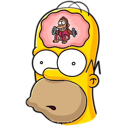 Стикер 13 Homer Simpson