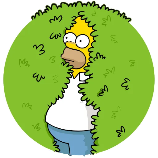 Стикер 40 Homer Simpson