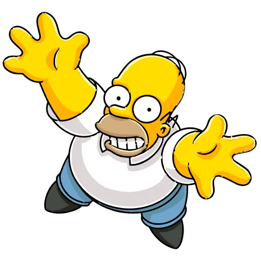 Стикер 29 Homer Simpson