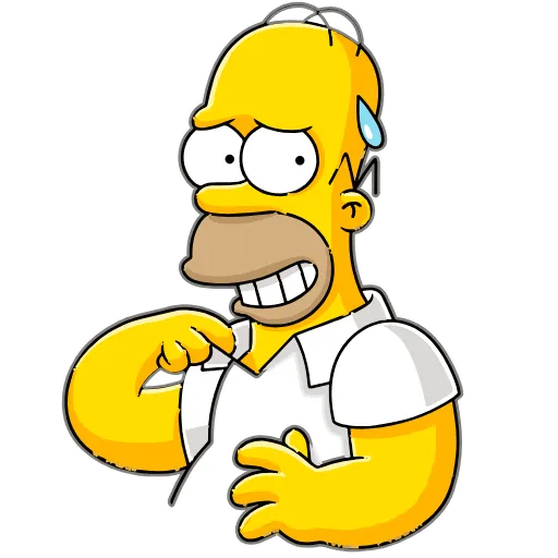 Стикер 27 Homer Simpson