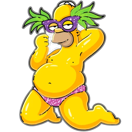 Стикер 20 Homer Simpson