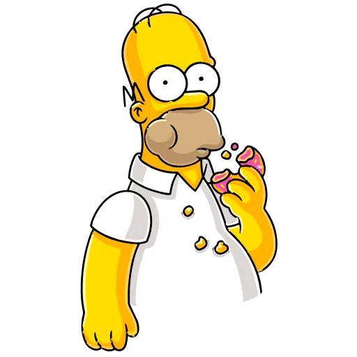 Стикер 32 Homer Simpson