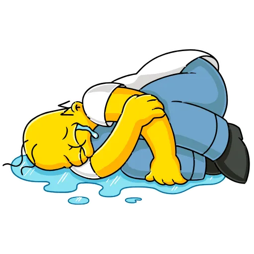 Стикер 25 Homer Simpson