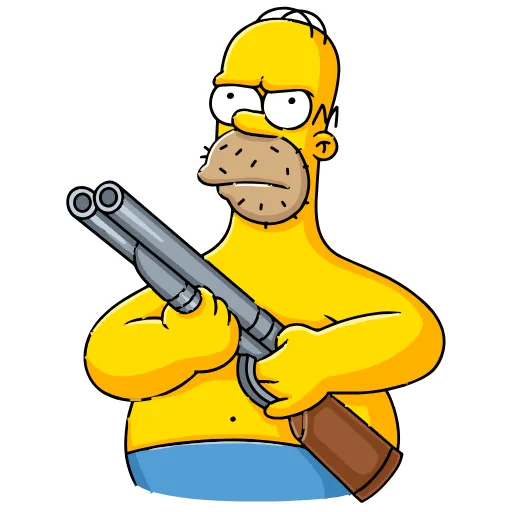 Стикер 17 Homer Simpson