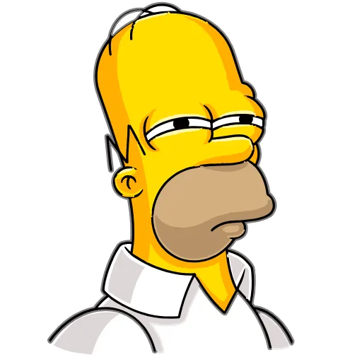 Стикер 34 Homer Simpson