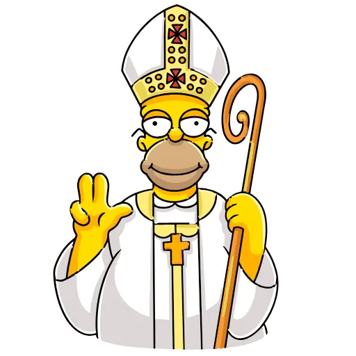 Стикер 38 Homer Simpson