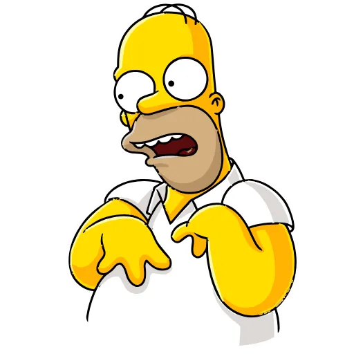 Стикер 14 Homer Simpson