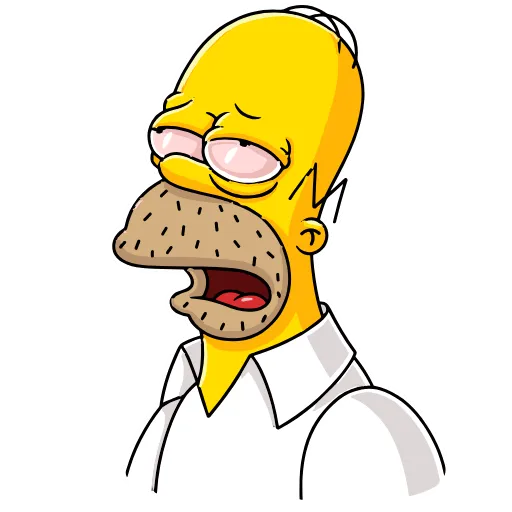 Стикер 22 Homer Simpson