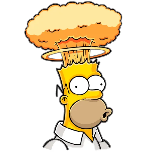 Стикер 31 Homer Simpson