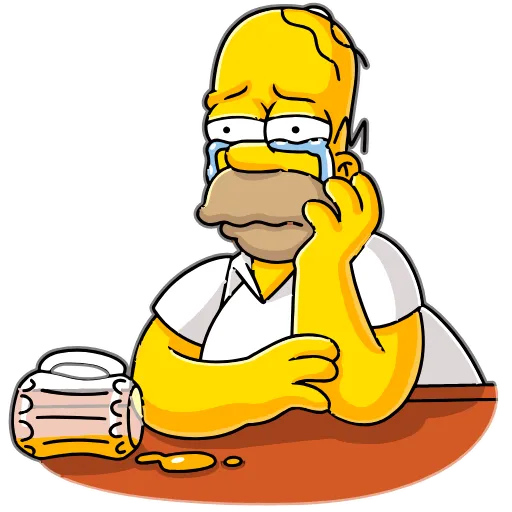 Стикер 11 Homer Simpson