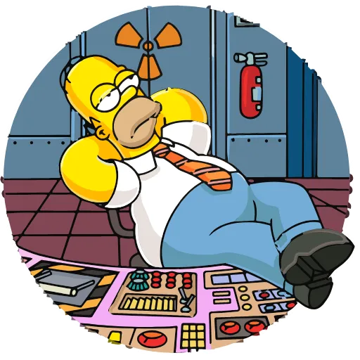 Стикер 36 Homer Simpson
