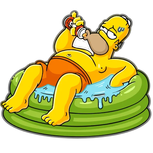 Стикер 24 Homer Simpson