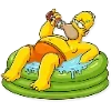 Стикер 55 Homer Simpson