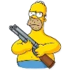 Стикер 48 Homer Simpson