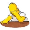 Стикер 57 Homer Simpson
