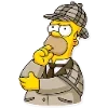 Стикер 43 Homer Simpson