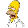 Стикер 53 Homer Simpson
