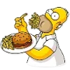 Стикер 52 Homer Simpson