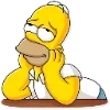 Стикер 12 Homer Simpson