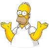 Стикер 22 Homer Simpson