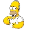 Стикер 16 Homer Simpson