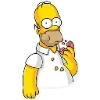 Стикер 21 Homer Simpson