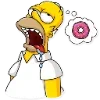 Стикер 36 Homer Simpson