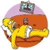 Стикер 5 Homer Simpson