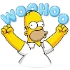 Стикер 4 Homer Simpson
