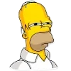 Стикер 23 Homer Simpson