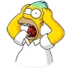 Стикер 33 Homer Simpson