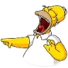 Стикер 30 Homer Simpson