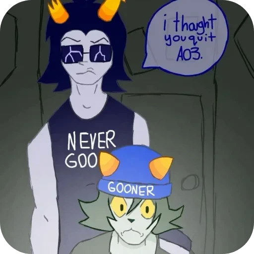 🙀 Стикер «Homestuck» для Telegram